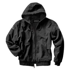 Men's Hooded Field Jacket - Black -Fashion Trend Clothing Store 5020 Cheyenne Black Grunt Style