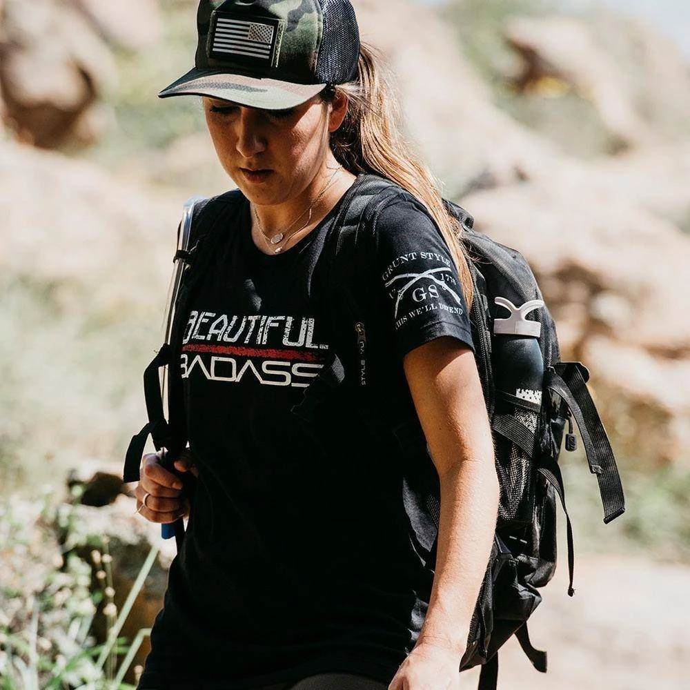 Women's Beautiful Badass T-Shirt - Black 8 Women's Beautiful Badass T-Shirt - Black - Image 6