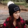 Accessories Logo Pom-Pom Beanie - Black -Fashion Trend Clothing Store BlankPoster 2000X2000 GS3409 GSLogoBlackPomPomBeanie 04