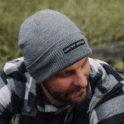 Accessories Waffle Cuffed Beanie - Dark Grey -Fashion Trend Clothing Store BlankPoster 2000X2000 GS4471 GSDarkGreyWaffleCuffedBeanie02