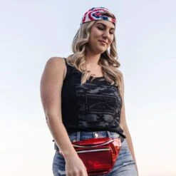 Women'sGrunt Style Logo Flowy Tank - Black Camo 11 Women'sGrunt Style Logo Flowy Tank - Black Camo -Fashion Trend Clothing Store BlankPoster 2000X2000 1BlackCamo