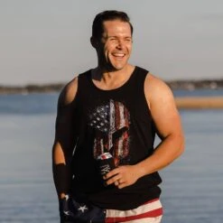 Men's American Spartan Tank - Black 10 Men's American Spartan Tank - Black -Fashion Trend Clothing Store BlankPoster 2000X2000 1 Spartan