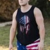 Men's American Spartan Tank - Black -Fashion Trend Clothing Store BlankPoster 2000X2000 2 Spartan