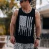 Men's Rifle Flag Tank - Black 1 Men's Rifle Flag Tank - Black -Fashion Trend Clothing Store BlankPoster 2000X2000 5 RifleFlag M