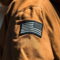 Men's Hooded Field Jacket - Saddle -Fashion Trend Clothing Store BlankPoster 2000X2000 A 12DriDuck