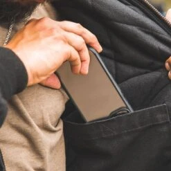 Men's Hooded Field Jacket - Black -Fashion Trend Clothing Store BlankPoster 2000X2000 A 13DriDuck