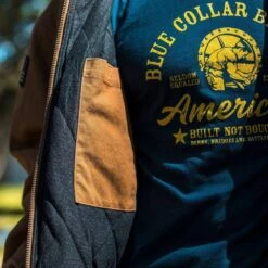 Men's Hooded Field Jacket - Saddle -Fashion Trend Clothing Store BlankPoster 2000X2000 A 7DriDuck