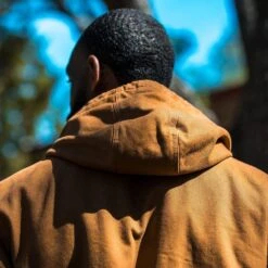 Men's Hooded Field Jacket - Saddle -Fashion Trend Clothing Store BlankPoster 2000X2000 A 8DriDuck