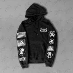 Grunt Style Patch Pullover Hoodie - Black 17 Grunt Style Patch Pullover Hoodie - Black -Fashion Trend Clothing Store BlankPoster 2000X2000 A GSHoodiesV4