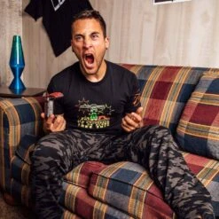 Men's Lightweight Lounge Jogger 2.0 - Black Camo -Fashion Trend Clothing Store BlankPoster 2000X2000 A Joggers