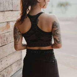Women's Racerback Sports Bra - Black Camo -Fashion Trend Clothing Store BlankPoster 2000X2000 A copy2BlkCamoBra