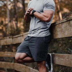 Men's Utility Shorts 2.0 - Charcoal 14 Men's Utility Shorts 2.0 - Charcoal -Fashion Trend Clothing Store BlankPoster 2000X2000 A copy6US Charcoal