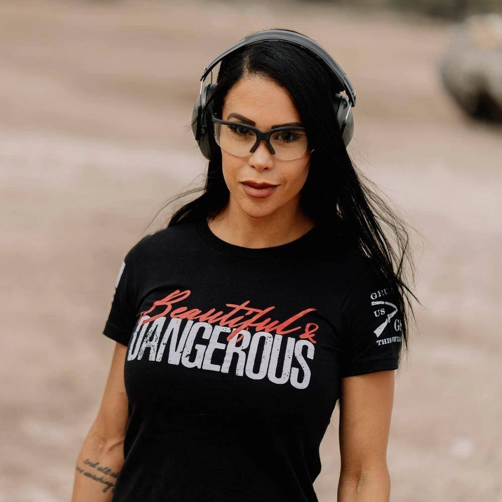 Women's Beautiful & Dangerous T-Shirt - Black 3 Women's Beautiful & Dangerous T-Shirt - Black