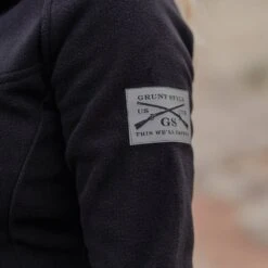 Women's Tech 1/4 Zip Fleece - Black -Fashion Trend Clothing Store BlankPoster 2000X2000 GS3573 GruntStyleTech14ZipFleece Women s 2