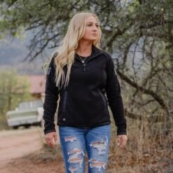 Women's Tech 1/4 Zip Fleece - Black -Fashion Trend Clothing Store BlankPoster 2000X2000 GS3573 GruntStyleTech14ZipFleece Women s 2 af8e7cae 4a2a 406d bca3 5bd1a00bbbd4