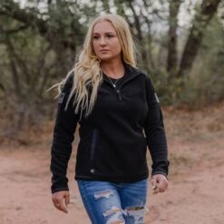 Women's Tech 1/4 Zip Fleece - Black -Fashion Trend Clothing Store BlankPoster 2000X2000 GS3573 GruntStyleTech14ZipFleece Women s 56b3d44d c172 4267 a508 d34c47d81703