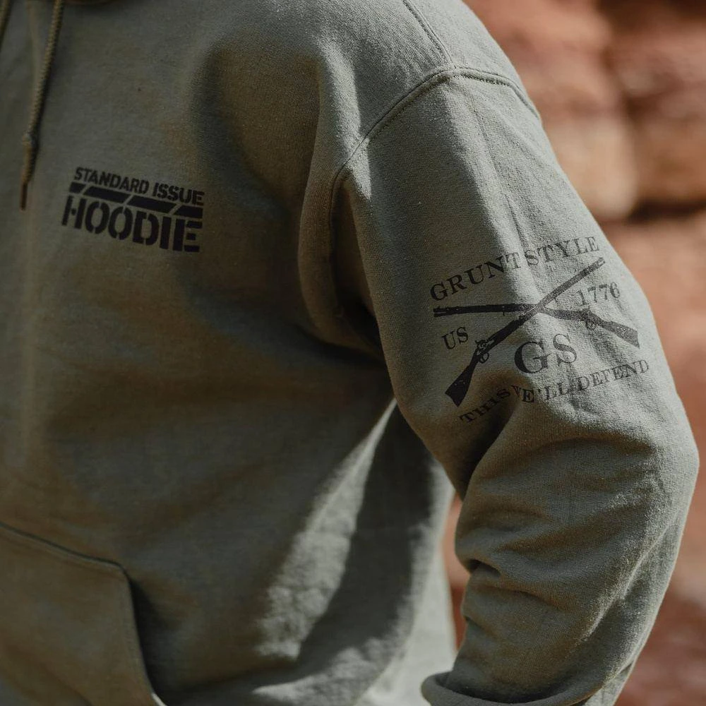 This Is My Hoodie Sweatshirt - Military Green 7 This Is My Hoodie Sweatshirt - Military Green - Image 5