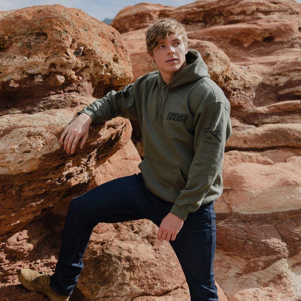 This Is My Hoodie Sweatshirt - Military Green 6 This Is My Hoodie Sweatshirt - Military Green - Image 4