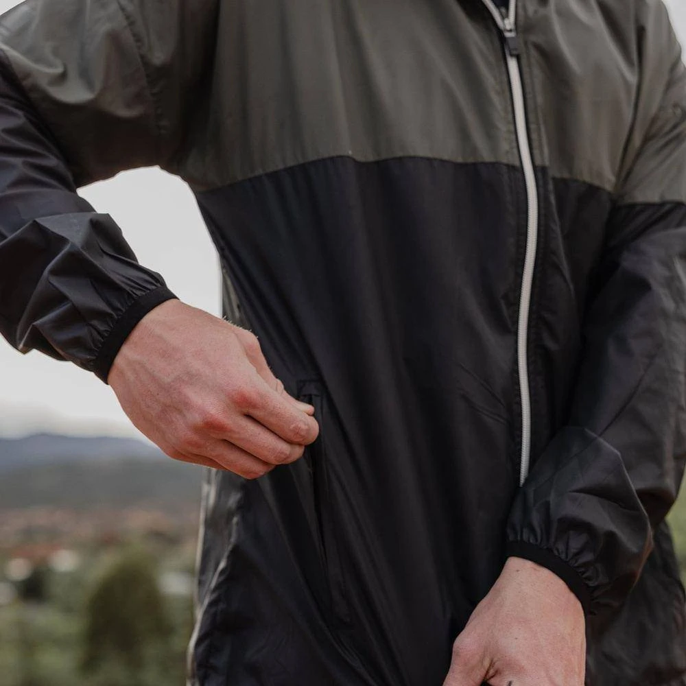 Grunt Style Windbreaker - Black & Olive 5 Grunt Style Windbreaker - Black & Olive - Image 3