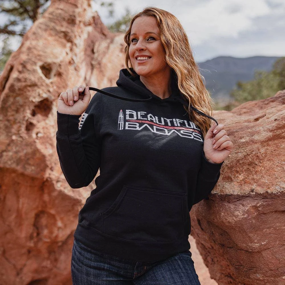 Women's Beautiful Badass Hoodie - Black 3 Women's Beautiful Badass Hoodie - Black