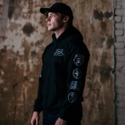 Grunt Style Patch Pullover Hoodie - Black 18 Grunt Style Patch Pullover Hoodie - Black -Fashion Trend Clothing Store BlankPoster 2000X2000 GS4542 GruntStylePatchHoodie black