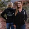 Women's Mom Defined Full-Zip Hoodie - Black 1 Women's Mom Defined Full-Zip Hoodie - Black -Fashion Trend Clothing Store BlankPoster 2000X2000 GS4969 MomDefinedFull ZipHoodie 2