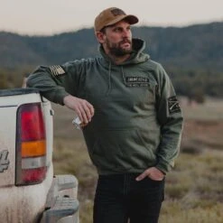 Name Tape Hoodie - Military Green 14 Name Tape Hoodie - Military Green -Fashion Trend Clothing Store BlankPoster 2000X2000 GS5179 GruntStyleNameTapeHoodie MilitaryGreen