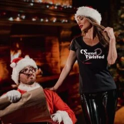 Women's Sweet But Twisted V-Neck Tee - Black 10 Women's Sweet But Twisted V-Neck Tee - Black -Fashion Trend Clothing Store BlankPoster 2000X2000 GS5190 SweetandTwistedV Neck 2