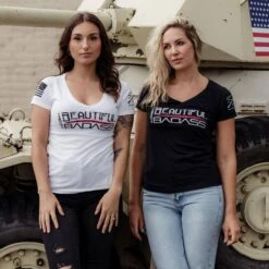 Women's Beautiful Badass V-Neck - Black -Fashion Trend Clothing Store BlankPoster 2000X2000 GS5315 GS5314 BeautifulBadassV Neck min 7aea10b2 c3bf 4327 a6ac f2931e7d4e04