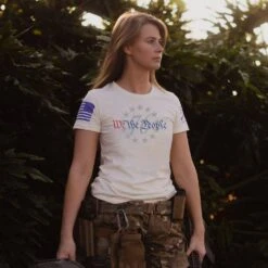 Women's 76 We The People T-Shirt - Natural -Fashion Trend Clothing Store BlankPoster 2000X2000 GS5330Women s76WeThePeople Natural