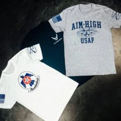 USAF - Aim High U.S.A.F. T-Shirt - Athletic Heather -Fashion Trend Clothing Store BlankPoster 2000X2000 GSAF0016 GSAF0017 GSAF0018 USAF ef860334 a704 4579 925a 642a56a66b00