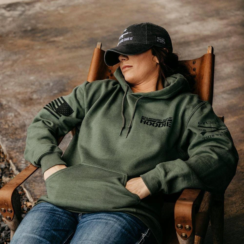 This Is My Hoodie Sweatshirt - Military Green 5 This Is My Hoodie Sweatshirt - Military Green - Image 3