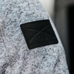 Men's Sweater Jacket - Heather Grey -Fashion Trend Clothing Store BlankPoster 2000X2000 SweaterFleece