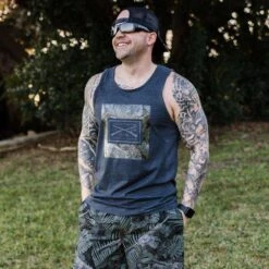 Men's Death Flower Logo Tank - Black 9 Men's Death Flower Logo Tank - Black -Fashion Trend Clothing Store BlankPoster 2000X2000 copy