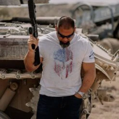 American Spartan 2.0 T-Shirt - White 9 American Spartan 2.0 T-Shirt - White -Fashion Trend Clothing Store BlankPoster 2000X2000 copyAmSpartan