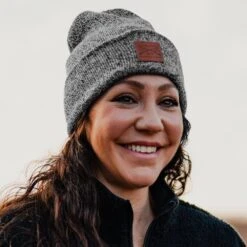 Accessories Cuffed Beanie - Black Heather -Fashion Trend Clothing Store BlankPoster 2000x2000 1 GS5653CuffedBeanie BlackHeather 1