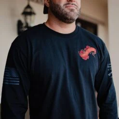 Liberty Or Death Long Sleeve - Black -Fashion Trend Clothing Store BlankPoster 2000x2000 1 GS5808LibertyorDeathLS Black