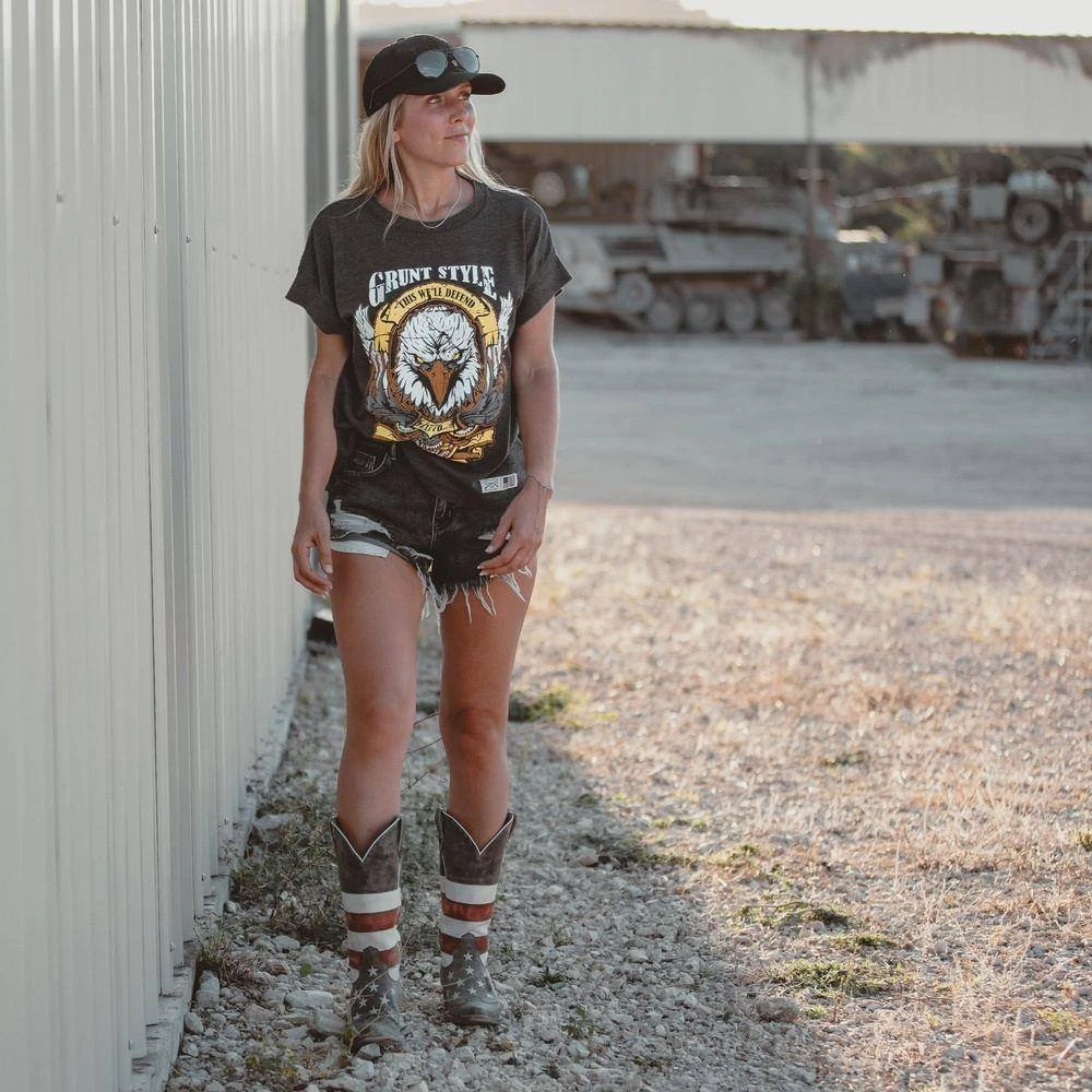 Women's Easy Rider Vintage Fit T-Shirt - Washed Black 6 Women's Easy Rider Vintage Fit T-Shirt - Washed Black - Image 4