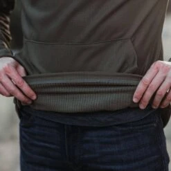 Men's Waffle Top Hoodie - Military Green -Fashion Trend Clothing Store BlankPoster 2000x2000 2 GS5667WaffleTopHoodie MilGreen