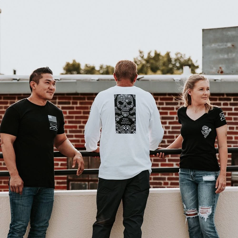 Death Paisley Long Sleeve - White 7 Death Paisley Long Sleeve - White - Image 5