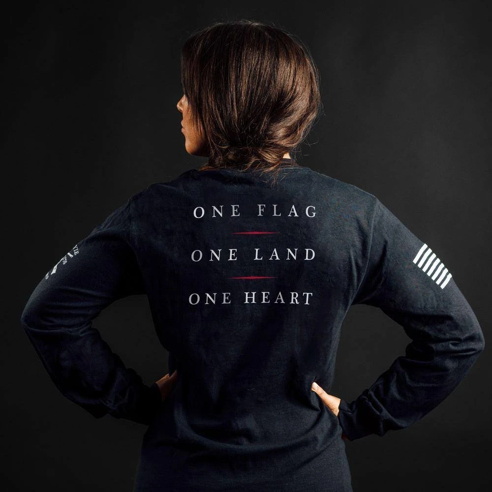 Women's Freedom Rose Long Sleeve - Black 5 Women's Freedom Rose Long Sleeve - Black - Image 4