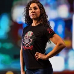 Women's Feliz Navidead Slim Fit T-Shirt - Black 11 Women's Feliz Navidead Slim Fit T-Shirt - Black -Fashion Trend Clothing Store BlankPoster 2000x2000 3 GS5944Women sFelizNavideadSlimFit