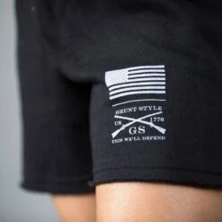 Women's R&R Fleece Shorts - Black -Fashion Trend Clothing Store BlankPoster 2000x2000 4 GS5816Women sR RFleeceShorts Black