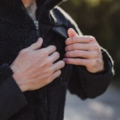 Men's Standard Issue Sherpa Fleece - Black -Fashion Trend Clothing Store BlankPoster 2000x2000 5 GS5683StandardIssueSherpaFleece Black