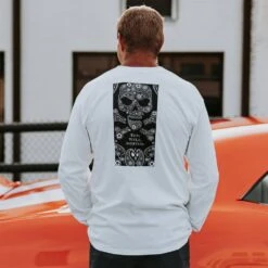 Death Paisley Long Sleeve - White 14 Death Paisley Long Sleeve - White -Fashion Trend Clothing Store BlankPoster 2000x2000 5 GS5784DeathPaisleyLS White