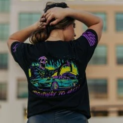 Highway To Hell T-Shirt - Black 15 Highway To Hell T-Shirt - Black -Fashion Trend Clothing Store BlankPoster 2000x2000 6 GS5773HighwaytoHell Black