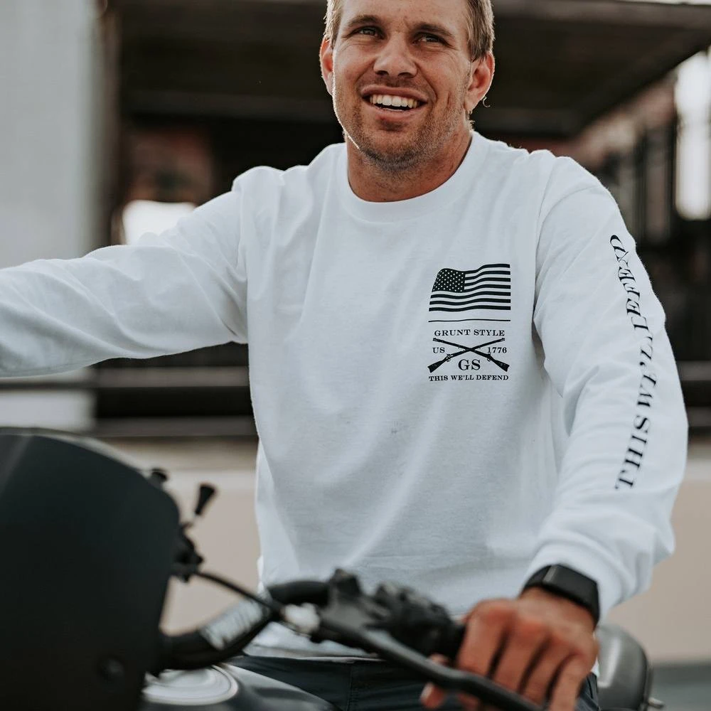 Death Paisley Long Sleeve - White 4 Death Paisley Long Sleeve - White - Image 2