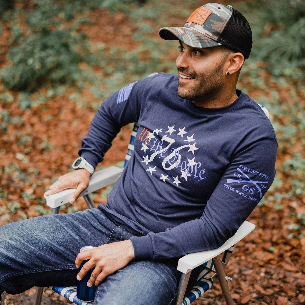 76 We The People Long Sleeve - Navy 4 76 We The People Long Sleeve - Navy - Image 2