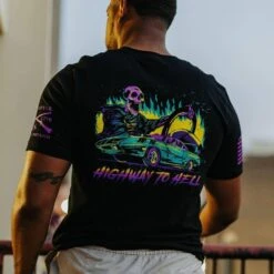 Highway To Hell T-Shirt - Black 19 Highway To Hell T-Shirt - Black -Fashion Trend Clothing Store BlankPoster 2000x2000 7 GS5773HighwaytoHell Black