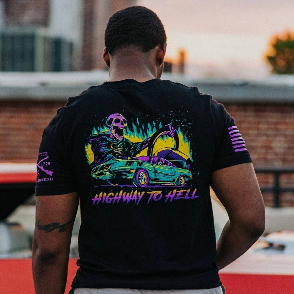 Highway To Hell T-Shirt - Black 8 Highway To Hell T-Shirt - Black - Image 6